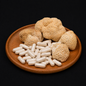 Lion’s Mane (Hericium Erinaceus) – Fruit Body Capsules (Veggie Caps)