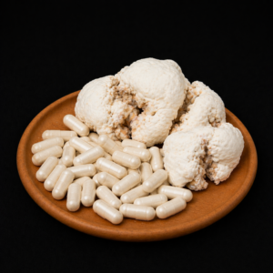 Lion’s Mane (Hericium Erinaceus) – Mycelium Capsules (Veggie Caps)