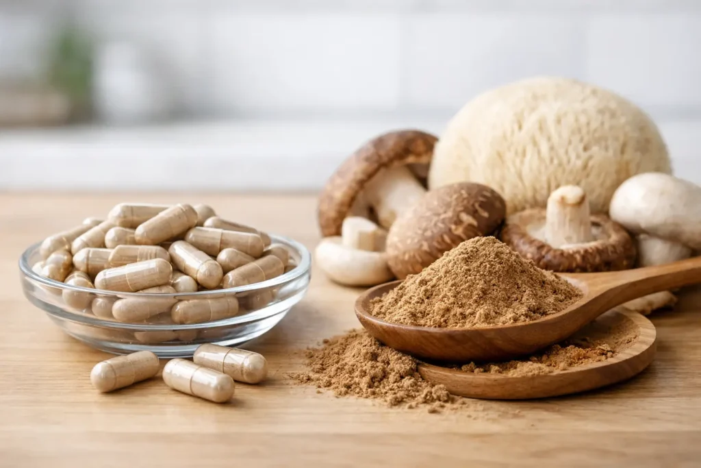 Capsules Versus Mushroom Powders Compared