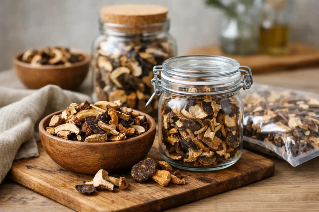Guide to Dried Mushroom Shelf Life and Storage